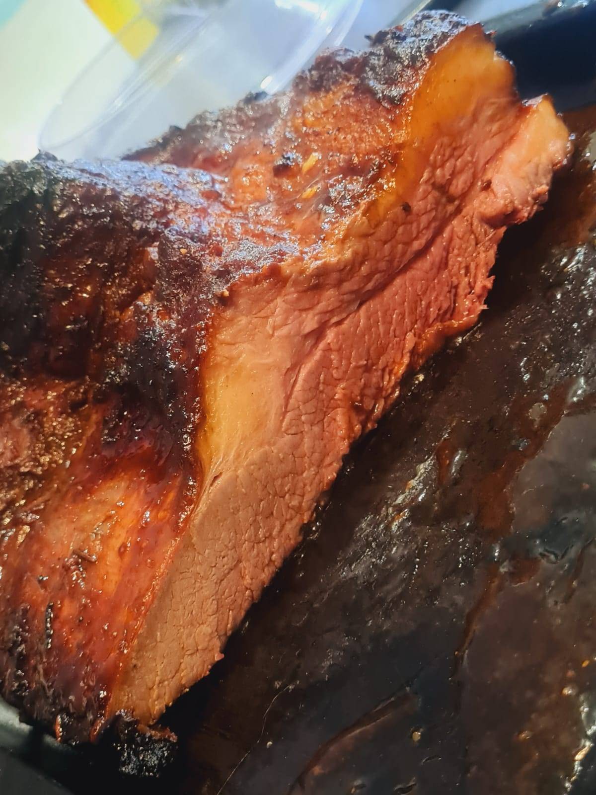 Tender slow-cooked grass-fed beef brisket from Northland lifestyle blocks